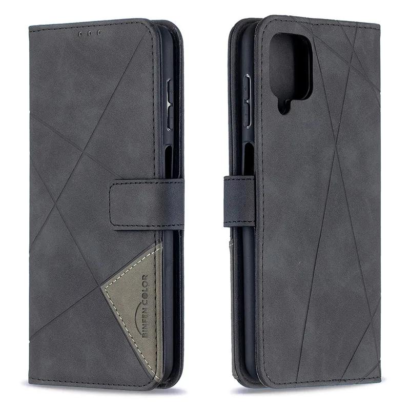 Wallet Flip Case For Samsung Galaxy A12 Cover Case on For Samsung A 12 A125 SM-A125F Magnetic Leather Stand Phone Protective Bag