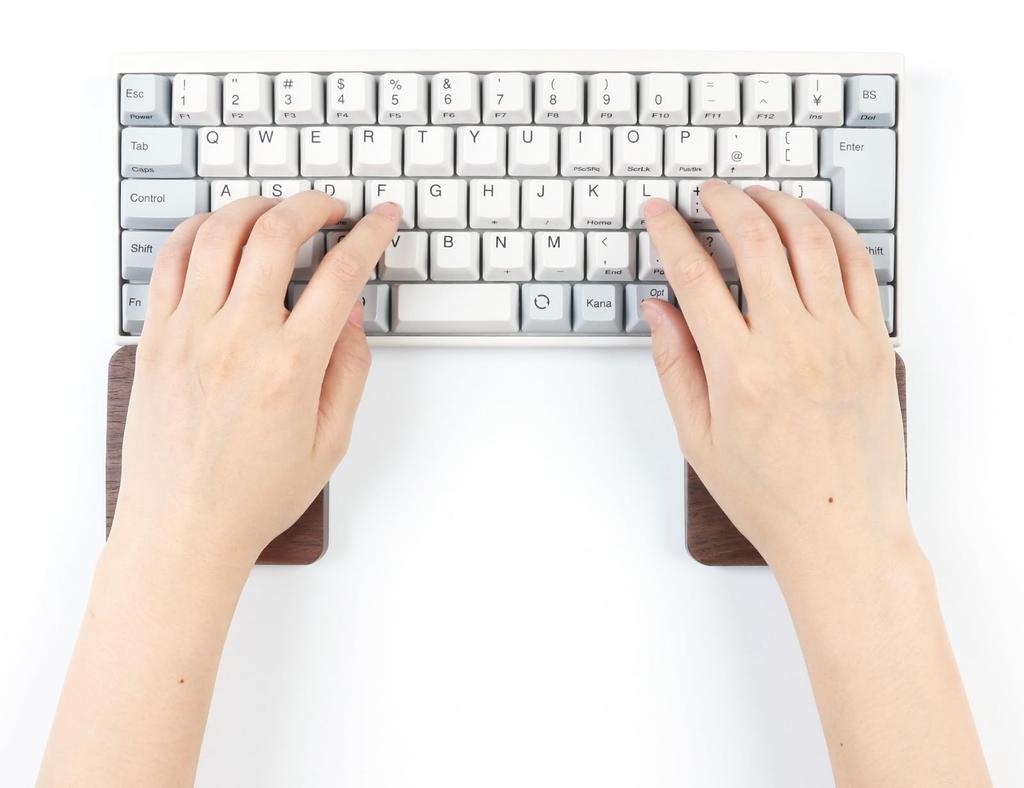Side3 Palm Split Wrist Natural Fatigue Arm Separate Walnut Material Rest, Type, Rest, Wooden, Wood, Reduction, Rest, Type, Keyboard,