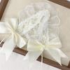 Lace Bowknot Hairhoop for Women Girl Sweet Ribbon Lace Headband Cosplay Costume Party Headdress for Anime Show