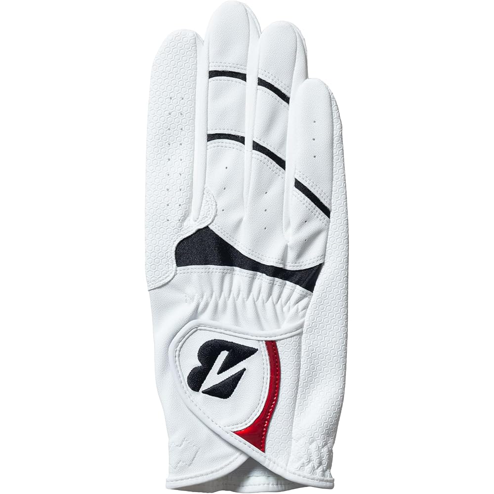 Bridgestone Golf Glove Strong Dual White Red Right Hand 26cm Men's GL2608WR26