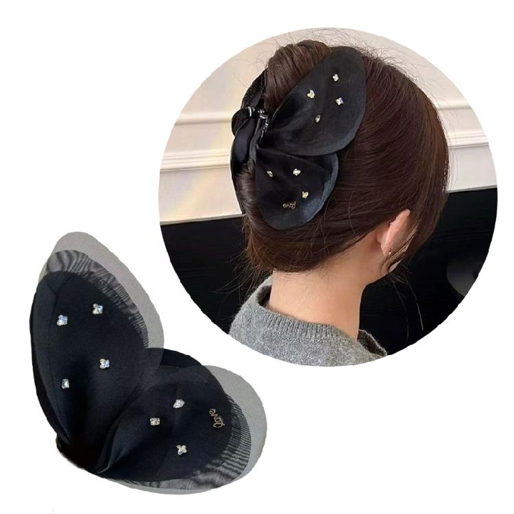 Summer Mesh Hair Bows Clip For Women Fashionable Hairpins Secure Barrettes Design Lightweight Comfortable Wear