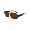 Herren Sommer Oversized Schwarz Braun Mode Sonnenbrille