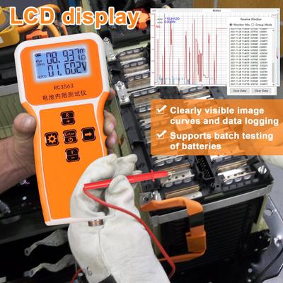 RC3563 18650 Battery Voltage Internal Resistance Tester High-precision Trithium Lithium Iron Phosphate Battery Tester True 4Wire