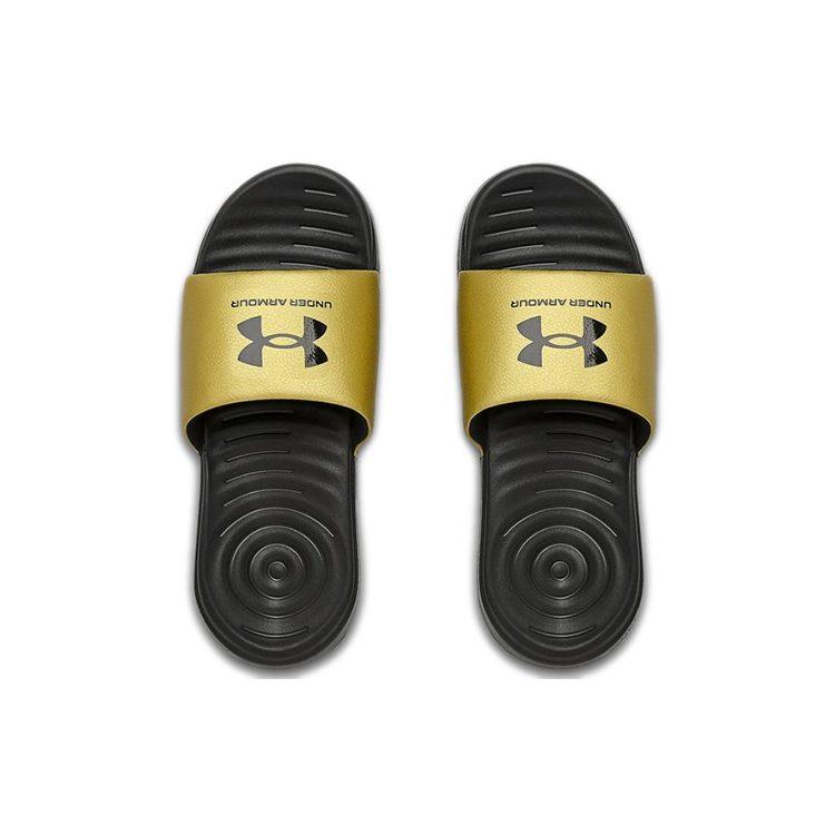 Under Armour Ansa Feststehende Sandalen 'Schwarz Metallic Gold' Damen 3023772-006