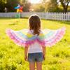Angel Wings for Adults Kids Angel Feather Wings Costume with Elastic Straps for Halloween Christmas Cosplay Party