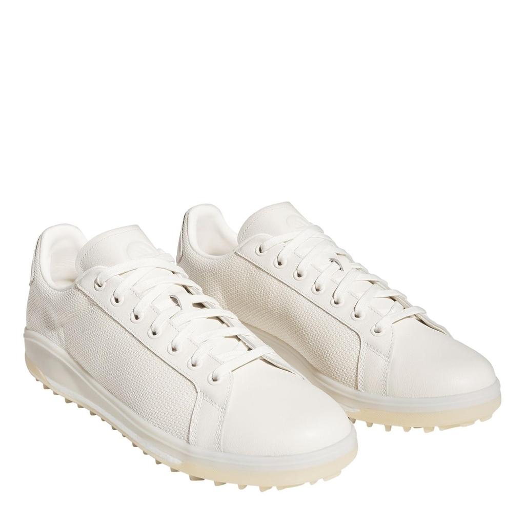 Adidas Golf Go To Spikeless 1 Golfschuhe, Herren, Kreideweiß/Alumina/Magic Beige, Größe 26,5 cm