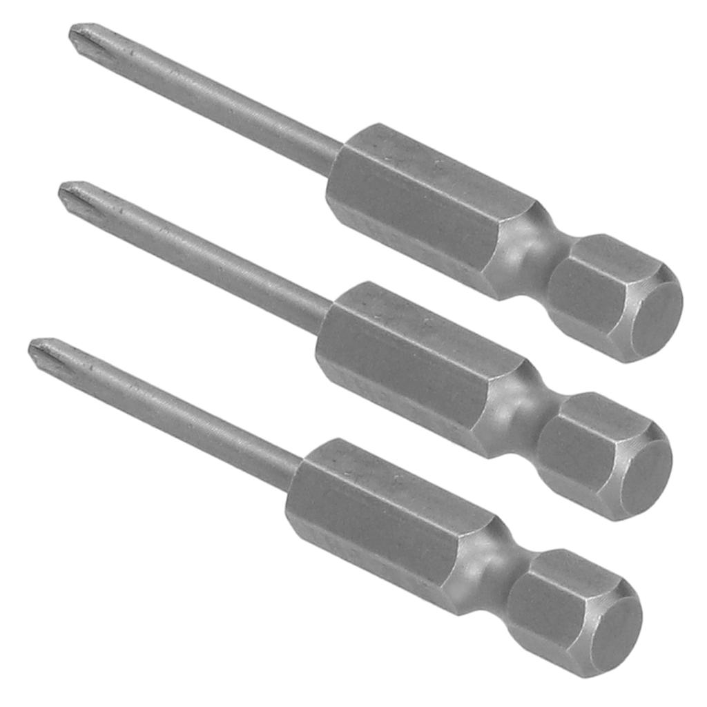 10Pcs Cross Electric Screwdriver Bits Magnetic Alloy Steel Replacement Parts 2.5mm