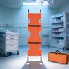 Portable Four-Fold Aluminum Alloy Emergency Stretcher Bed