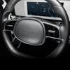For Hyundai IONIQ 5 2022-2024 Carbon Fiber ABS Steering Wheel Cover Interior Steering Tuning Handle Button Trim Frame LHD RHDGood product
