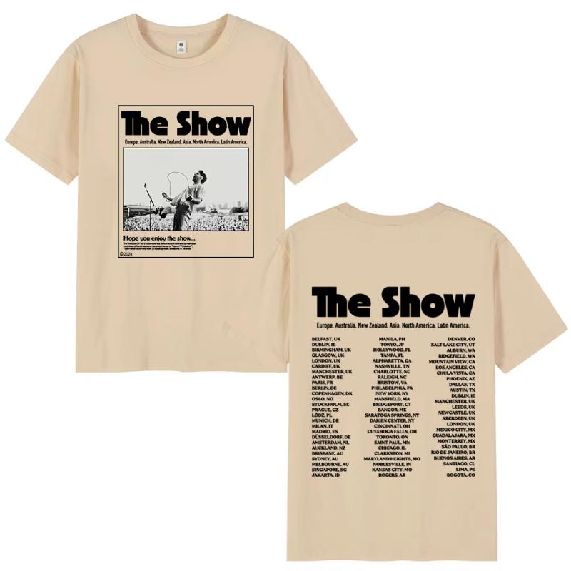 Niall Horan The Show Live on Tour 2024 T Shirt Fashion Hip Hop Oversized Short Sleeve Tshirts Unisex Women Harajuku Casual Tshirt