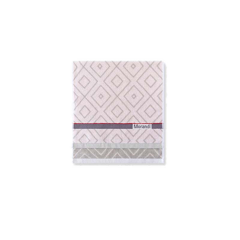 

1Pc 34x75cm 100% Cotton Plaid Jacquard Water Absorbent Soft High Quality Home Bathroom Adult Hand Towel 34x75cm світло-рожевий колір