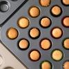 48 Cavity Cupcake Mold Non-stick Easy Release Dishwasher Safe Carbon Steel Muffin Mini Cake Baking Tray Mold Kitchen Supplies