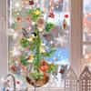 Snowflake Wall Sticker Christmas Tree Bird Christmas Wall Sticker Static Glass Sticker Window Sticker Home Decoration Wall Sticker