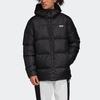 Adidas Originals Trefoil Mid Rev Down Jacket with Reversible Hood Men Outerwear Black FL0009