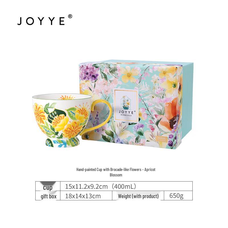 JOYYE Twelve Flower Language Hand-Painted Ceramic Mug