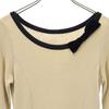 Rene wool Long sleeve Velour switching flare one piece 34 Crew neck Women Used