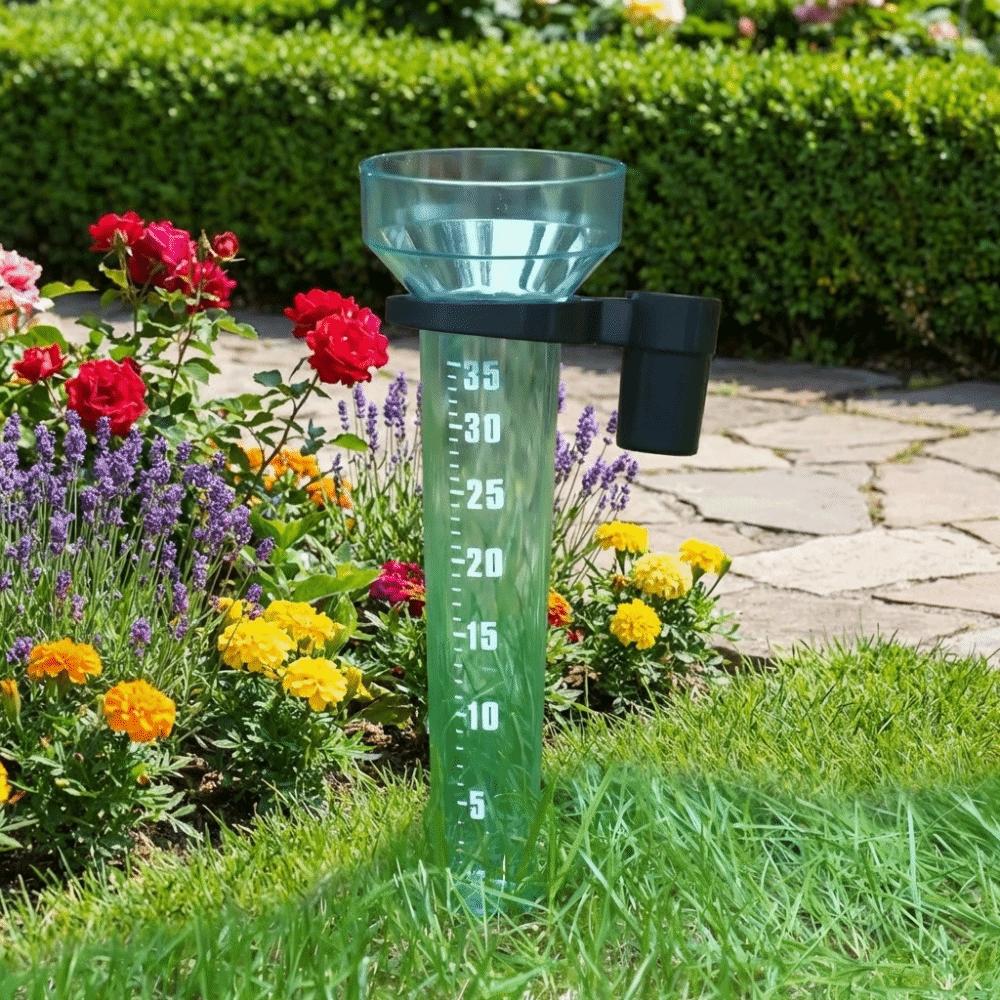 Portable Gardening Rainwater Meter Transparent with Scale Rain Measurement Tool Manual Measurement Accurate Rain Gauge Cup