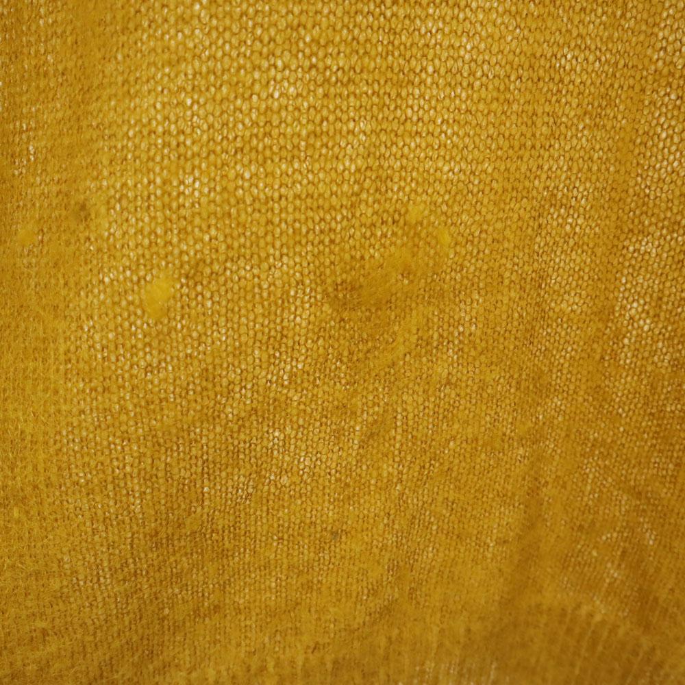 UNUSED Mohair Blend Long sleeve sweater 3 Camel knit Men's Used