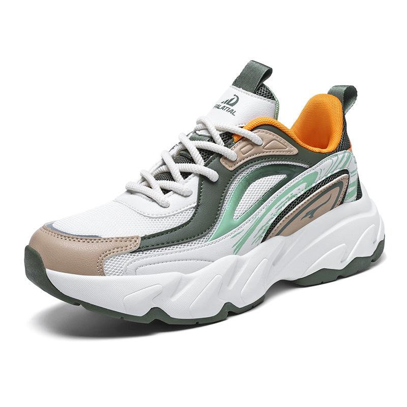 High Quality Low-top Thick-soled Cushioning Sneakers Outdoor Casual Shoes New Comfortable Dad Shoes