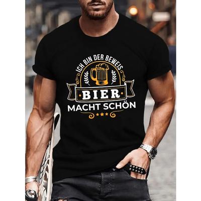 European Size Cool Short-Sleeved Men'S T-Shirt for Summer