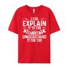 Unisexs I Can Explain It To You But I Cant Understand It Grey Shirt Graphic Tee Luxury Clothes Unisex Chinese Style