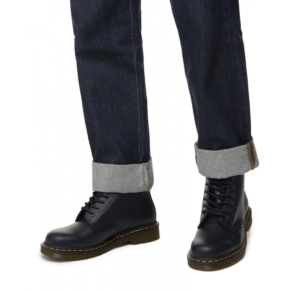 Botas bajas con cordones Dr. Martens 1460 de 8 agujeros, color negro, 10072004