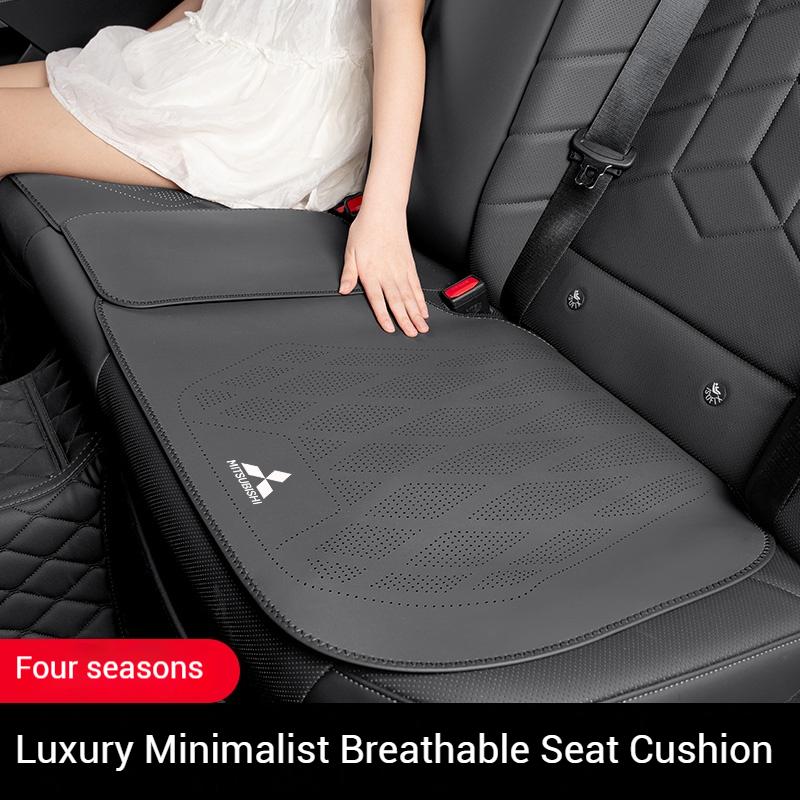 Car Leather Ventilated Seat Cushion Car Seat Cover For Mitsubishi Outlander Triton Colt Lancer EX Evolution X Pajero L200 ASX