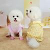 Cute Floral Dog Dress Summer Dog Clothes Cat Puppy Yorkie Clothing Yorkshire Chihuahua Poodle Pomeranian Pet Outfit Dropshipping