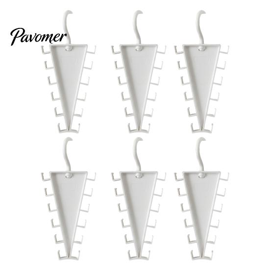 360 Degree Rotating Hook V Shaped Double-Sided Closet Organizer, Multi-Layer Vertical Hanger, with V-shaped Double-sided Hanger 12 Non-Slip