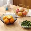 Metal Fruit Basket Wide Application Modern Style Large Capacity Metal Fruit Baskets Metal Fruit Bowl
