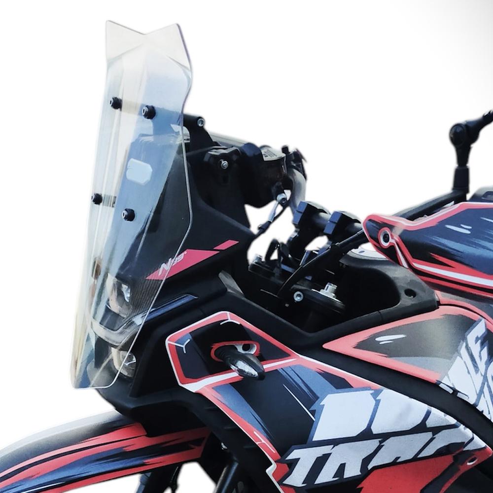 MT450 Motorcycle Rally Windshield For CFMOTO 450MT Accessories Windscreens IBEX450 Windshield Wind Deflectors 450 MT Wind Screen