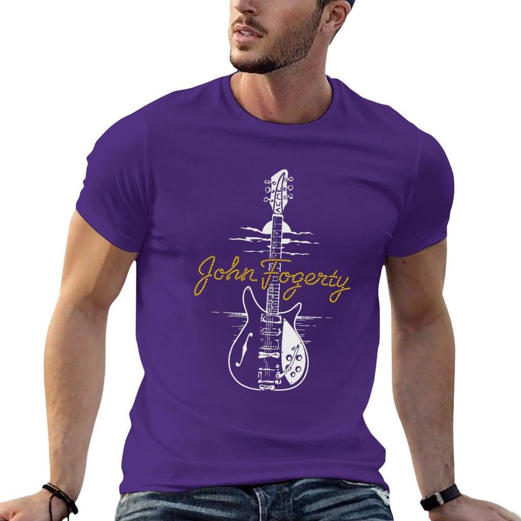 John Fogerty T-Shirt Plus Size Clothes for a Boy Heavyweights Oversized T Shirt Men