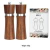 Acacia Wood Manual Pepper Grinder with Ceramic Core