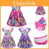 Vestido Cosplay Estampado Bluey Bingo Para Crianças Pronto Para o Halloween ou Festa Temática!