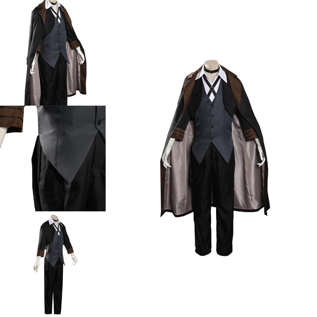 Bungo Stray Dogs Nakahara Chuuya Kostium Cosplay Stylowy Strój Detektywa Średniowiecznego