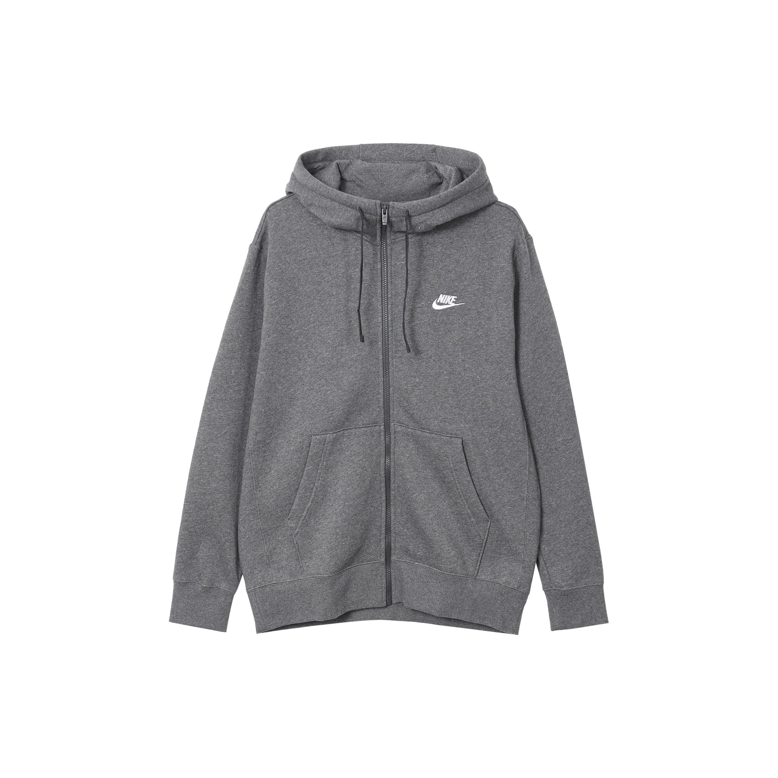 Nike Sportswear Club Fleece Full-Zip Hoodie Dark grey Men s BV2646-071 XL