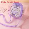 Pu Coin Purse With Zipper And Shoulder Strap For Girls And Teenagers