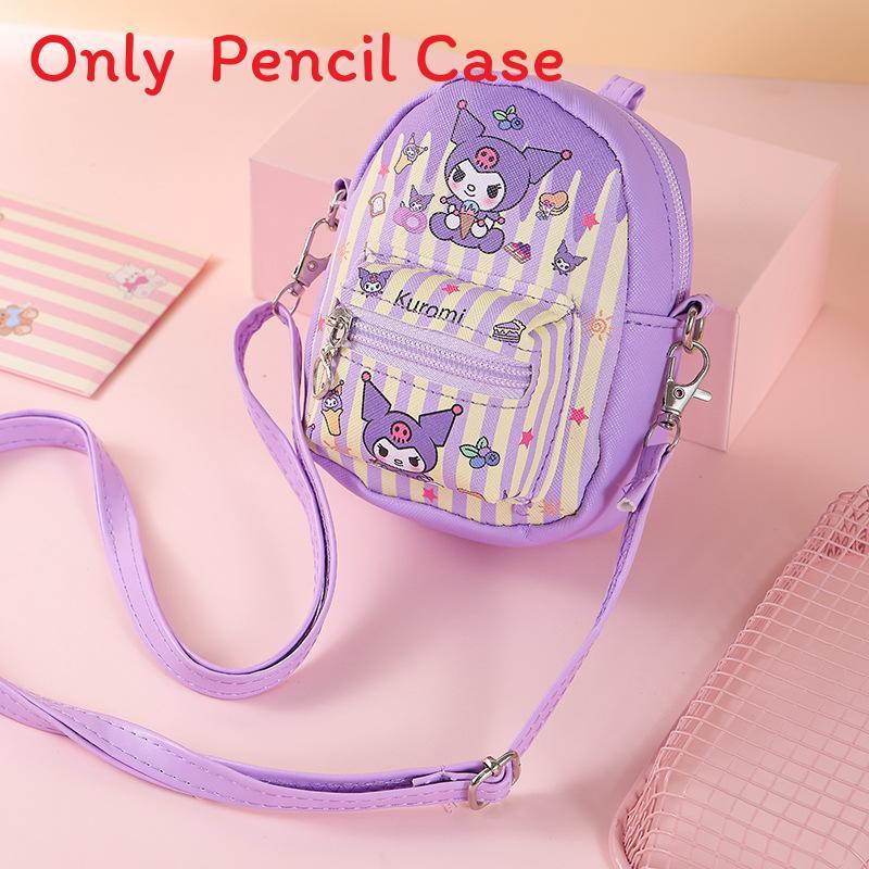 Pu Coin Purse With Zipper And Shoulder Strap For Girls And Teenagers