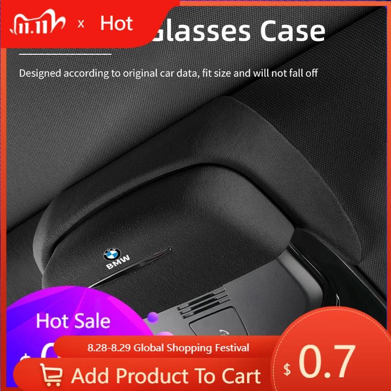 Car Sticker 2025 Hot Car Interior Roof Glasses Storage Box Sunglasses Case Accessories For BMW Series 1 3 5 7 X3 X4 X5 X6 X7 F30