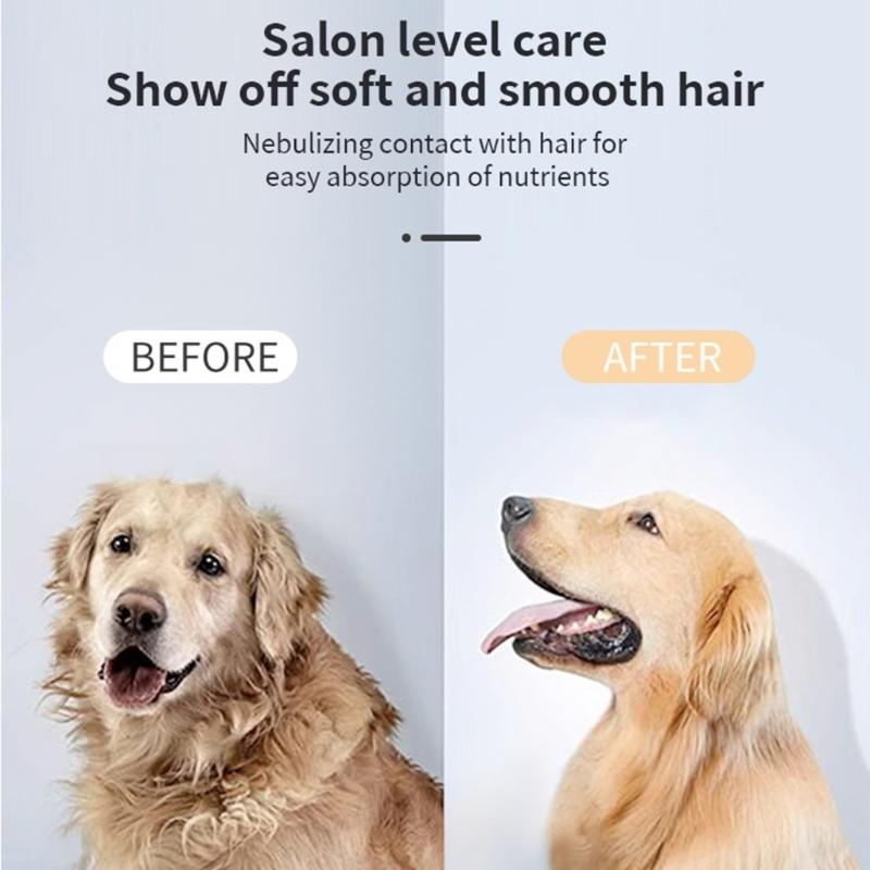 Pet Hair Dryer for Daily and Bath Grooming Hair Dryer Blowers 3 Speed Adjustable Temperature Nozzles Combs