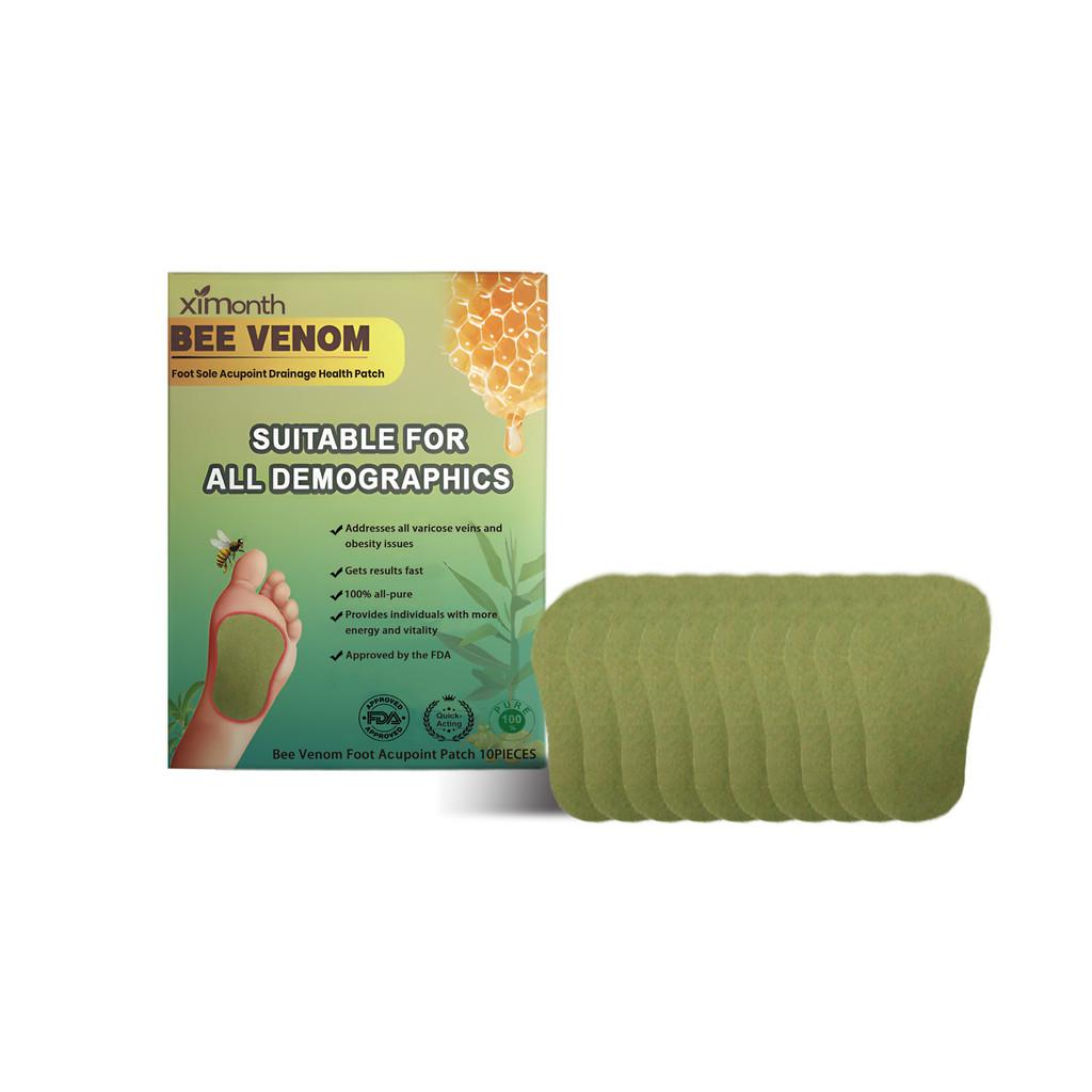 Ximonth Bee Venom Foot Care Patches For Deep Cleansing And Body Shaping 10 Pieces