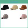 Cotton Baseball Cap With Solid Color Imitation Wool Design For Outdoor Activities And Gift Giving