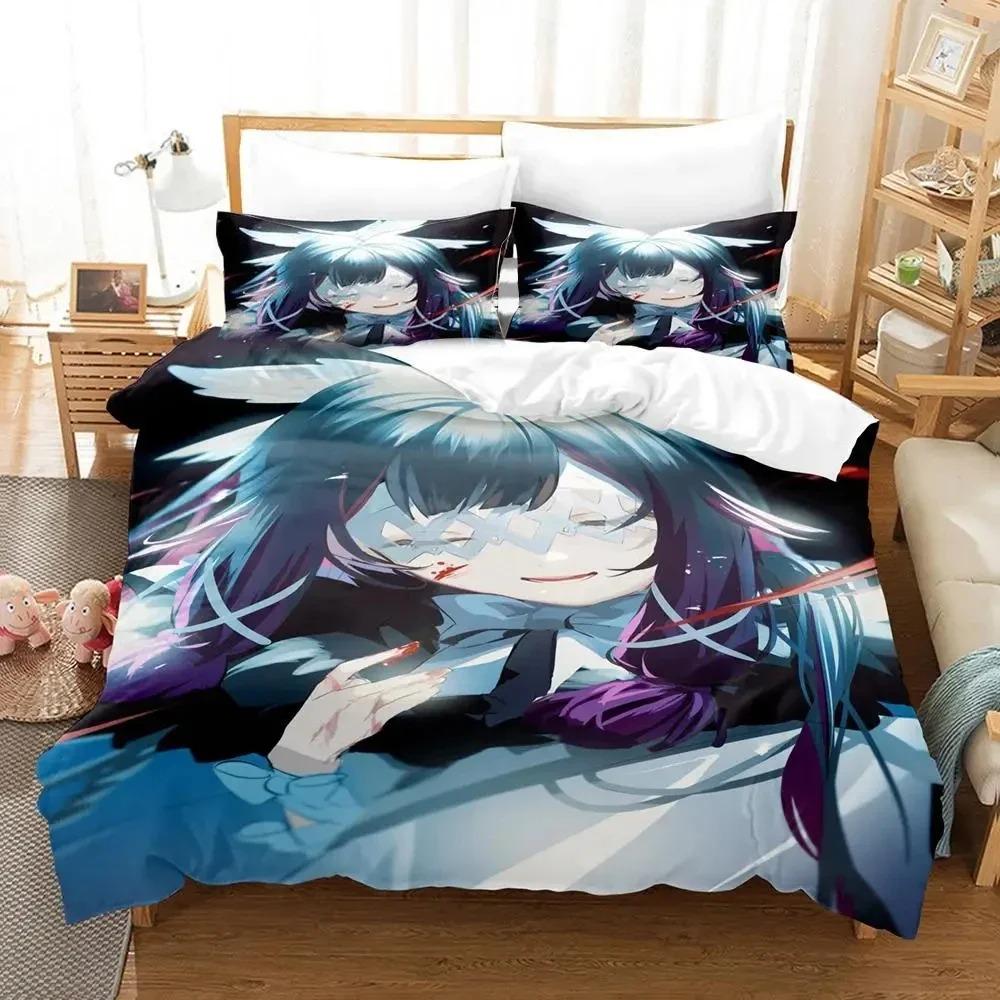 Anime Game Genshin Impact Columbina Bedding Set Duvet Cover Bed Set Quilt Cover Pillowcase Comforter king Queen Size Boys Adult