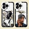 Heißer Rapper 2Pac Tupac Cover Klare Handyhülle Für iPhone Apple 16E 16 15 14 12 13 11 Pro 8 7 SE Plus X XR XS Max TPU Hülle Schale