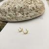 Korean Version of Simple Stud Earrings Women's Accessories, Moon Cute Women's Trendy Models, The Same Jewelry