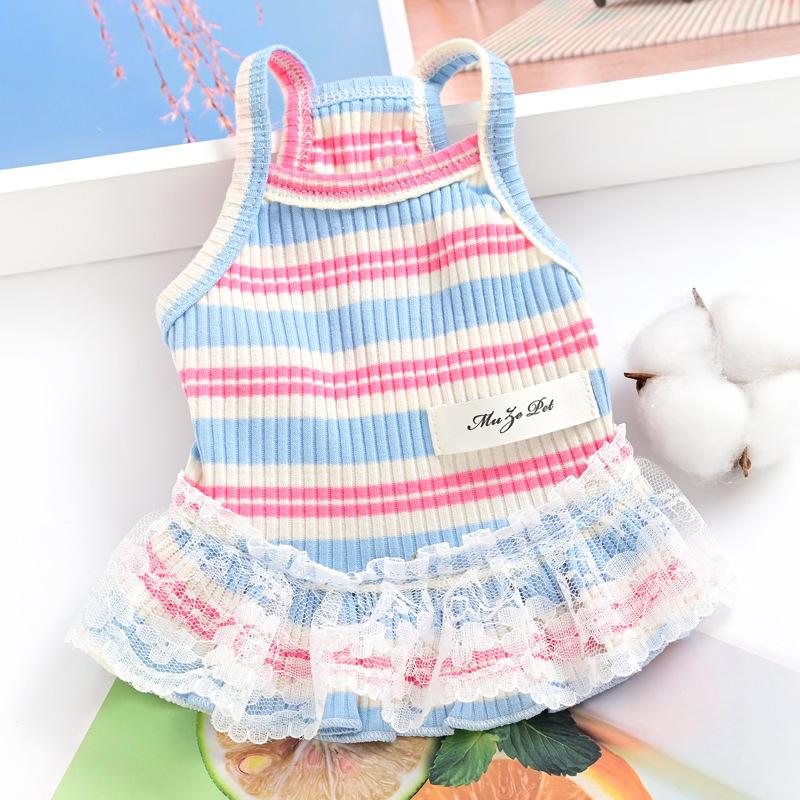 Pet Dog Cat Clothes Princess Skirt Small Dog Lace Skirt Pet Clothing Spring and Summer Thin