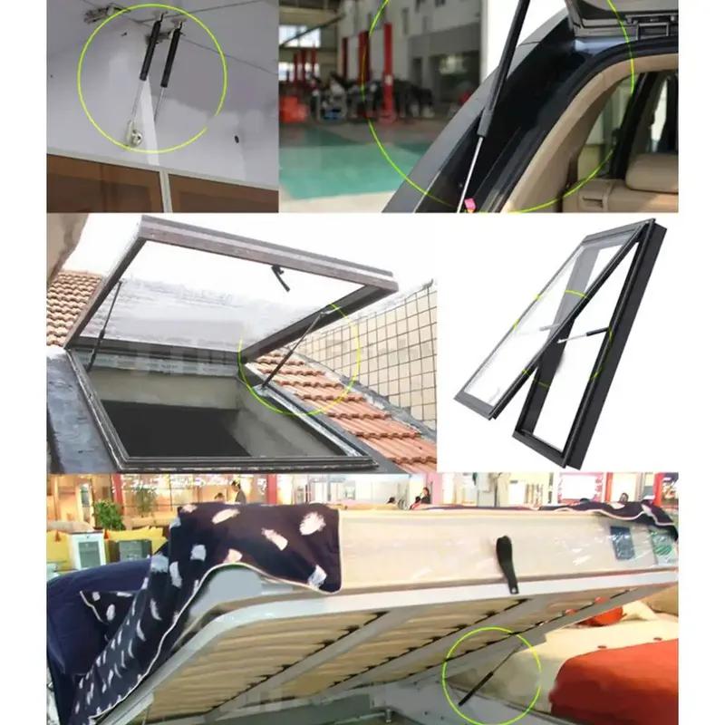 2pcs 400N 300/350/400/450/500/600mm Gas Strut Bars Gas Spring Support Boot Bonnet Car Caravans Doors Windows Hatches Boat Bus