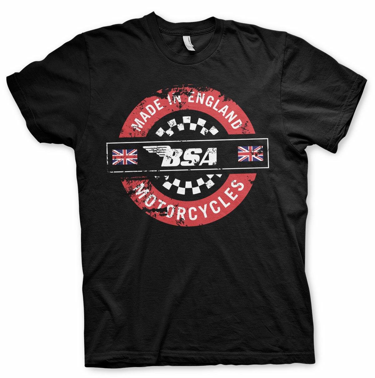 Officially Licensed B.S.A. Motorcycles Made In England Men s T-Shirt S-XXL Sizes M