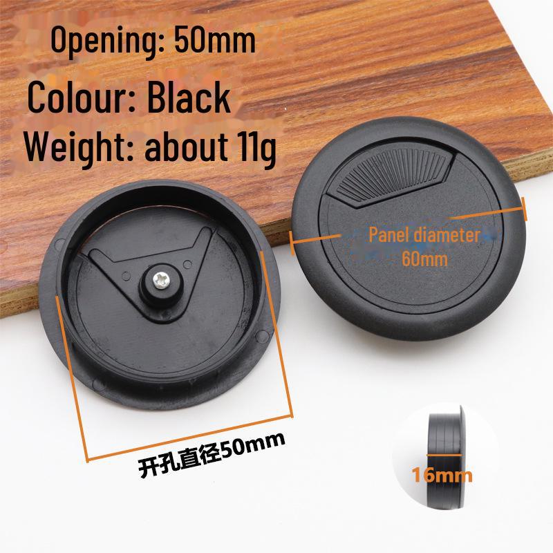 Desktop Cable Management Hole Cover - Decorative Round Sealing Ring