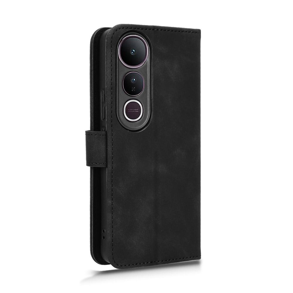 For vivo V50 Lite 5G Leather Case Skin Feel Anti Drop Wallet Flip Phone Cover